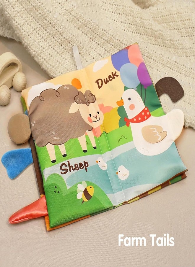 VIVATRA Learning Tails Book, Children's Tail Cloth Book Set, Tear Resistant Books with Rustling Sound, Early Educational Toy for 0-3 Years, Boys & Girls, Ideal for Baby Showers | Garden Tails - Image 5
